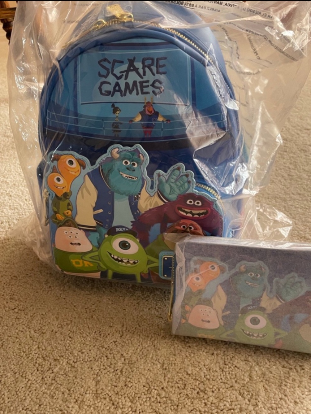 Disney Monsters University Mini Backpack Loungefly Set